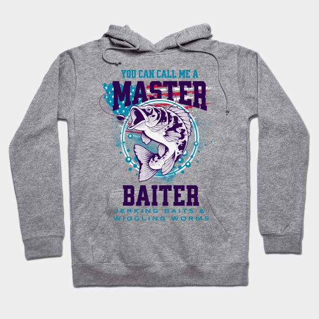 Mater Baiter Fishing Outdoors Hoodie by RuthlessMasculinity